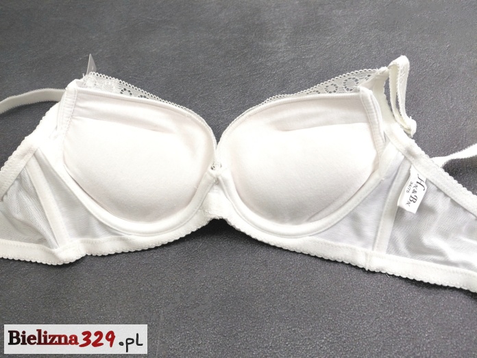 Biały biustonosz mega push up Hn&Bn